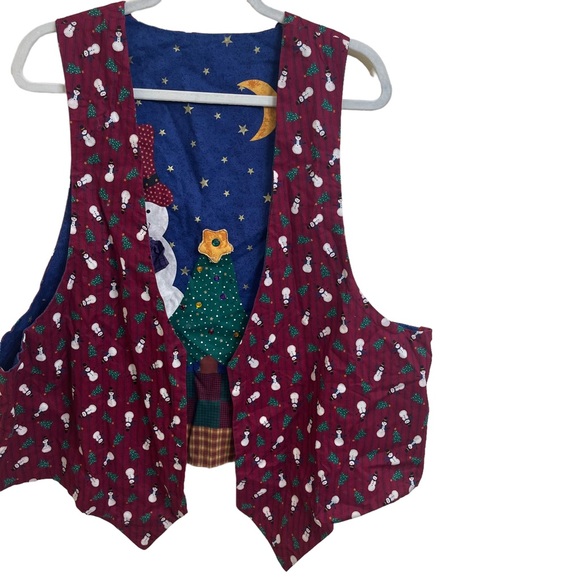 Women's reversible Christmas UGLY Holiday Vest Size M/L - Picture 11 of 11